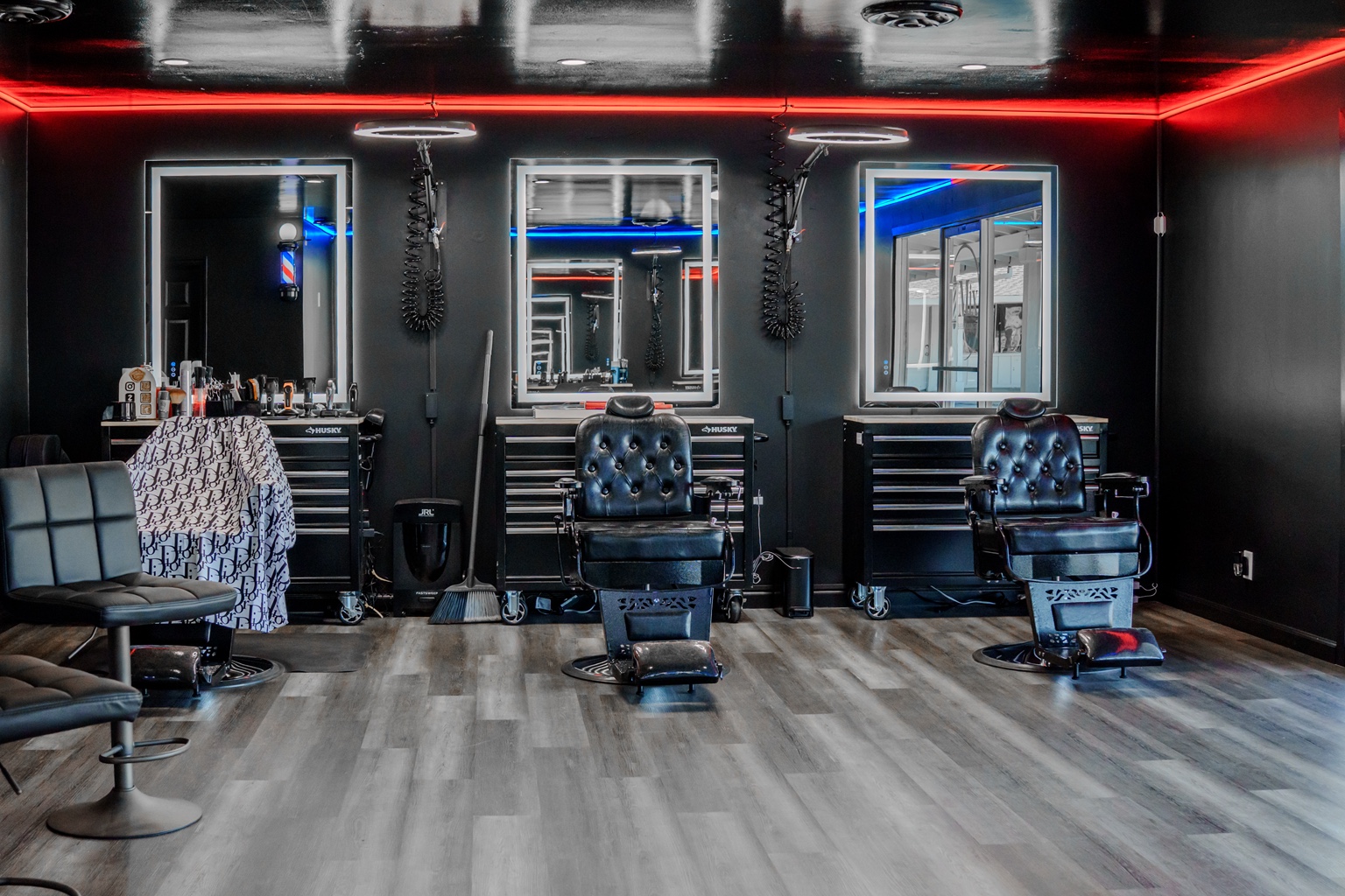 Barber stations